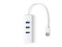 TP-Link UE330 Adaptador 2 en 1 con Hub de 3 Puertos USB 3.0 y Ethernet Gigabit Blanco